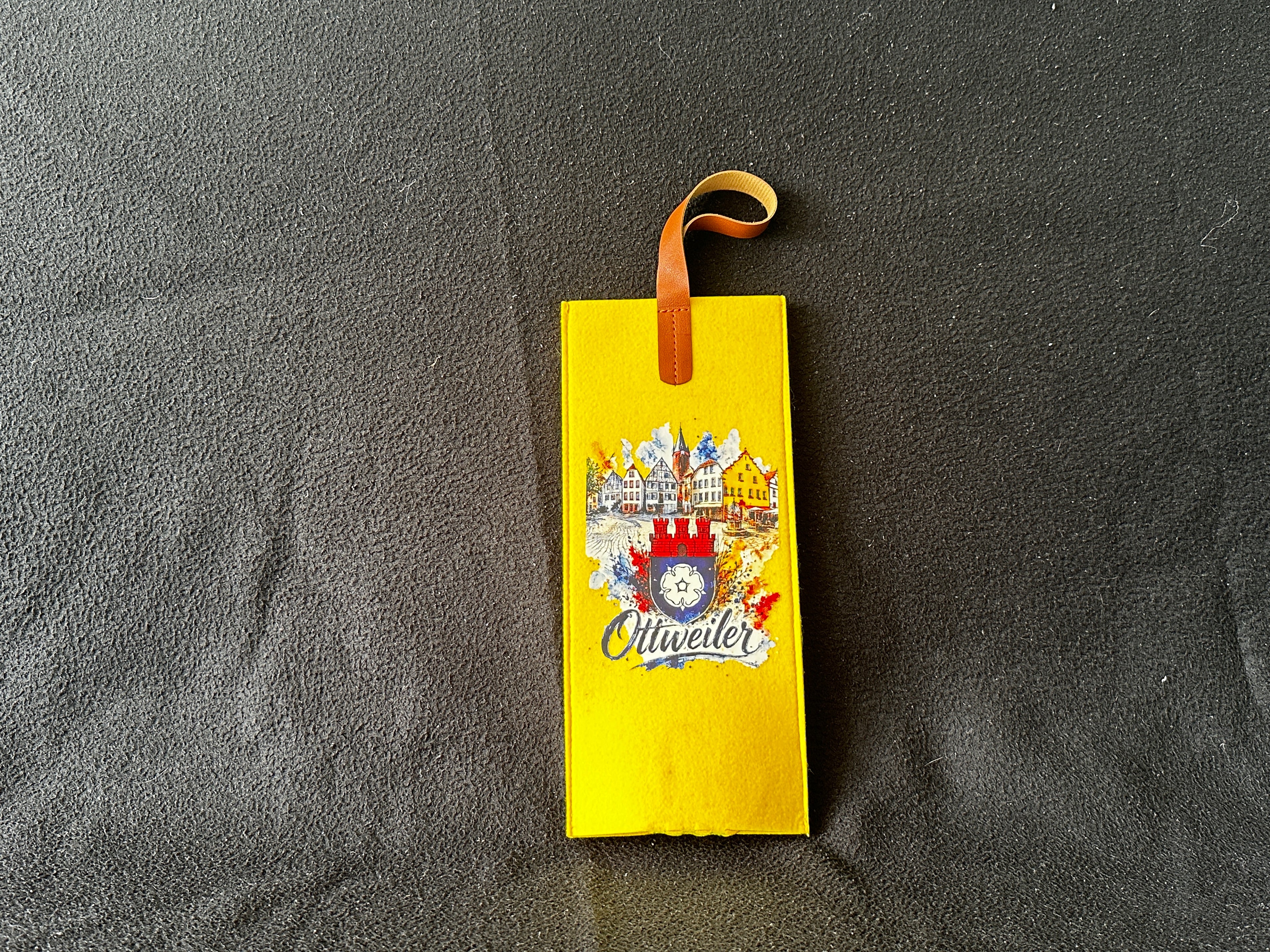 Ottweiler Flaschentasche mit Stadtmotiv ohne Wappen