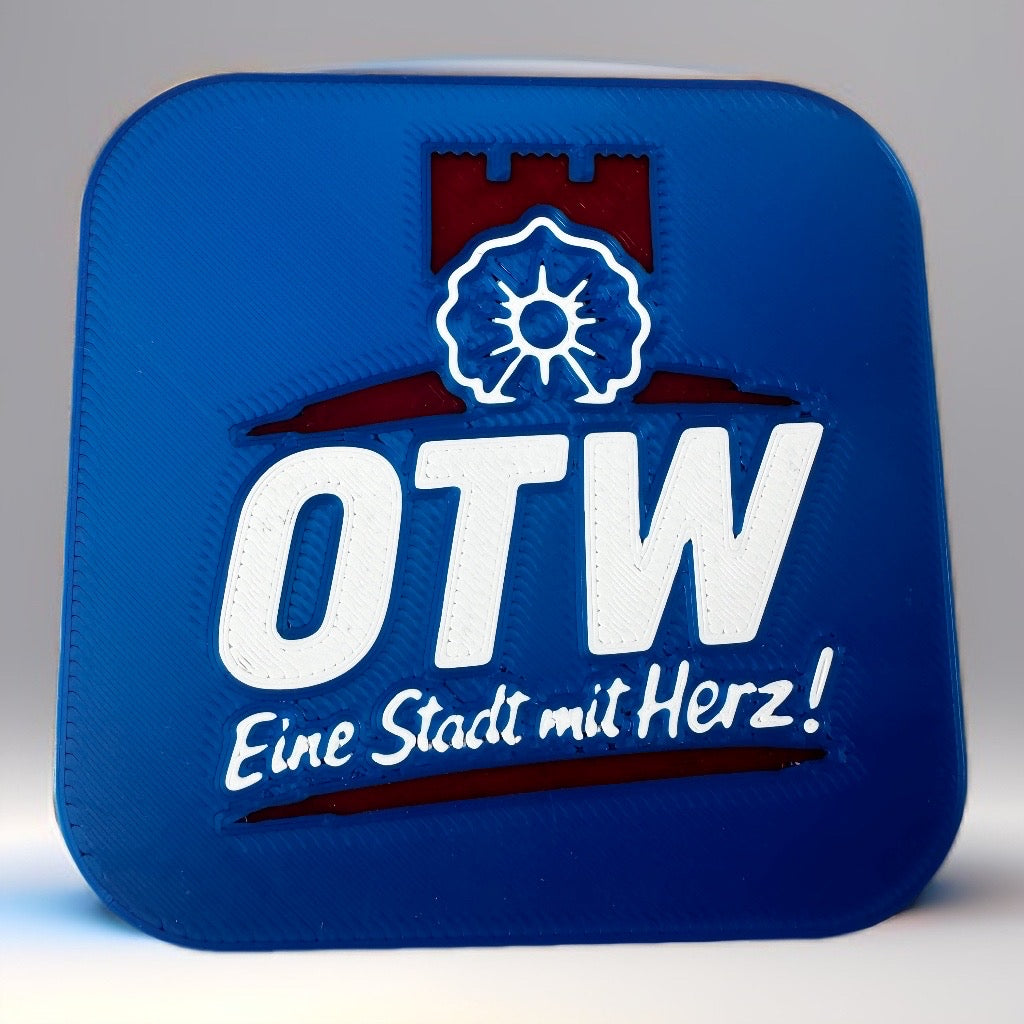 OTW Kühlschrank-Magnet PIN – Eine Stadt mit Herz