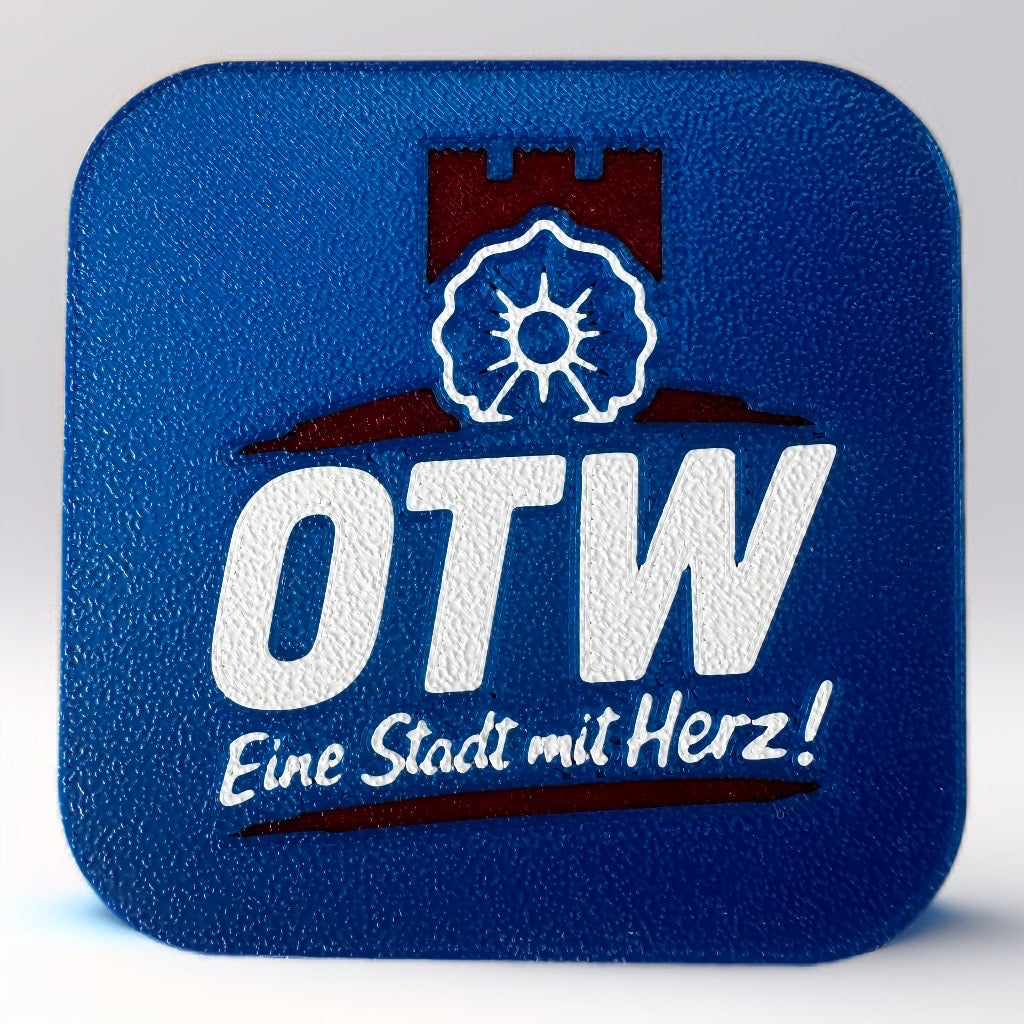 OTW Kühlschrank-Magnet PIN – Eine Stadt mit Herz