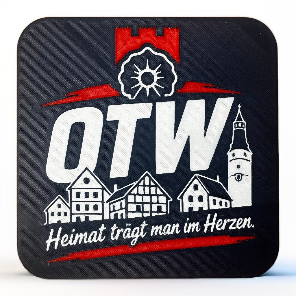 OTW Kühlschrank-Magnet PIN – Eine Stadt mit Herz