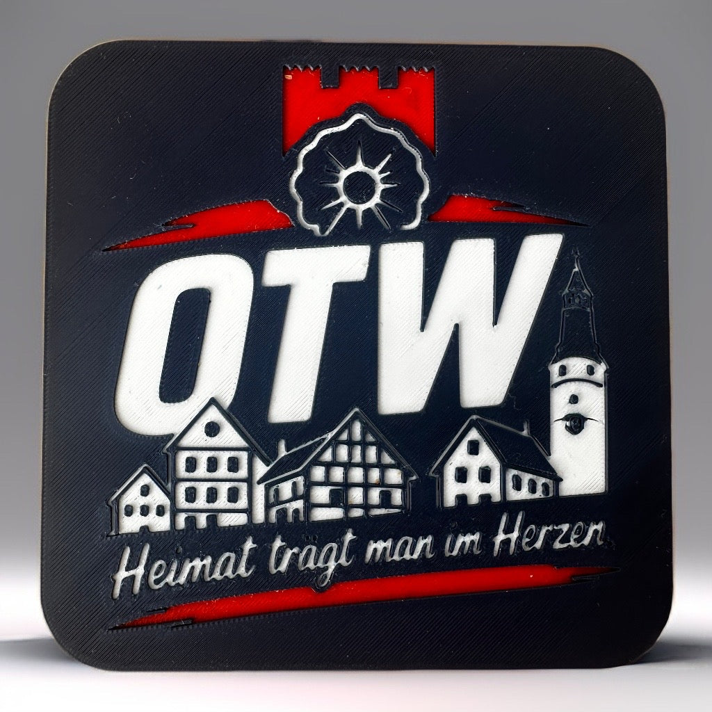 OTW Kühlschrank-Magnet PIN – Eine Stadt mit Herz