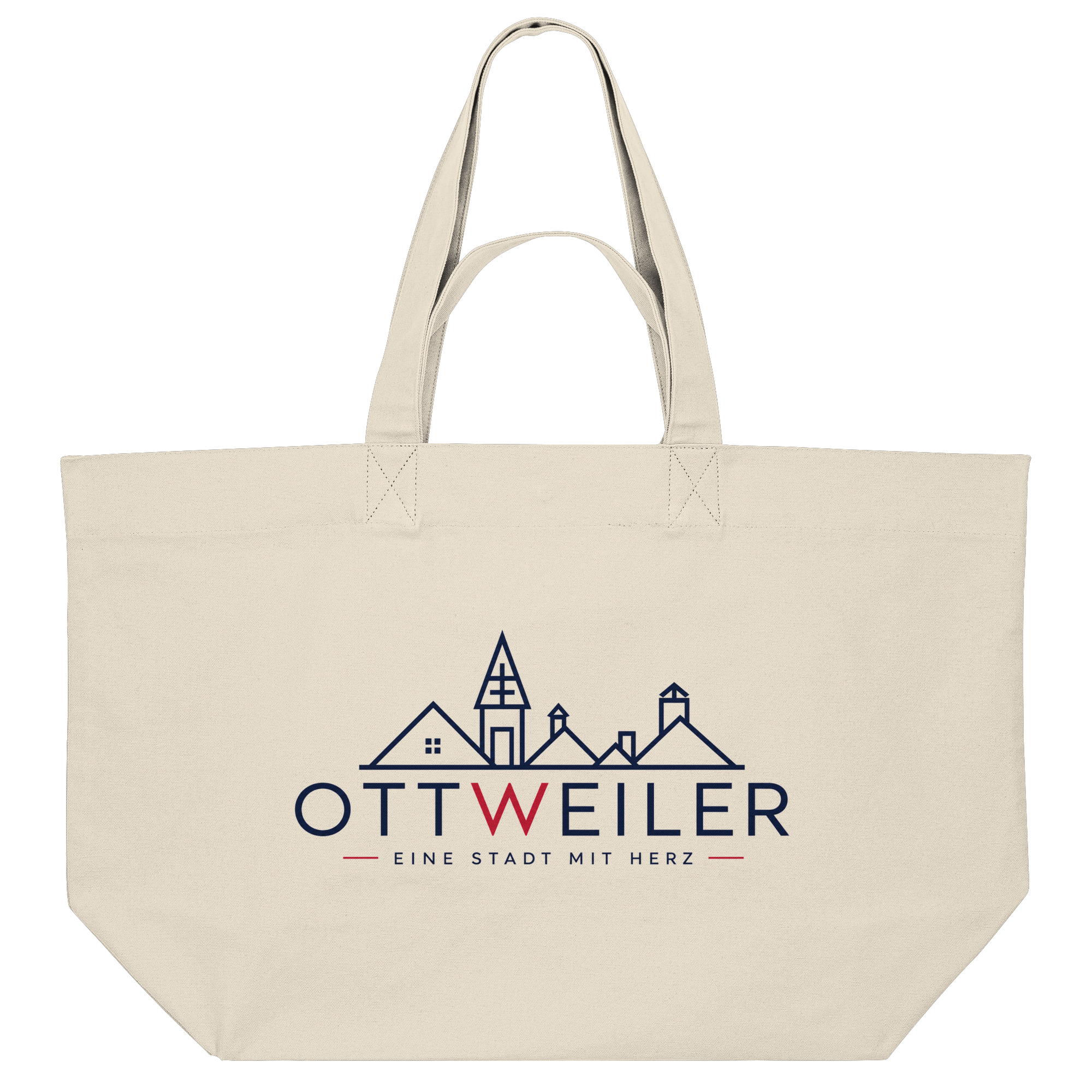 Stofftasche „Ottweiler Eine Stadt mit Herz“ - Organic Shopping-Bag